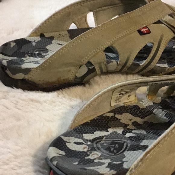 ECCO Slip On Water Flip Flop Shoes size 36 - Picture 16 of 16